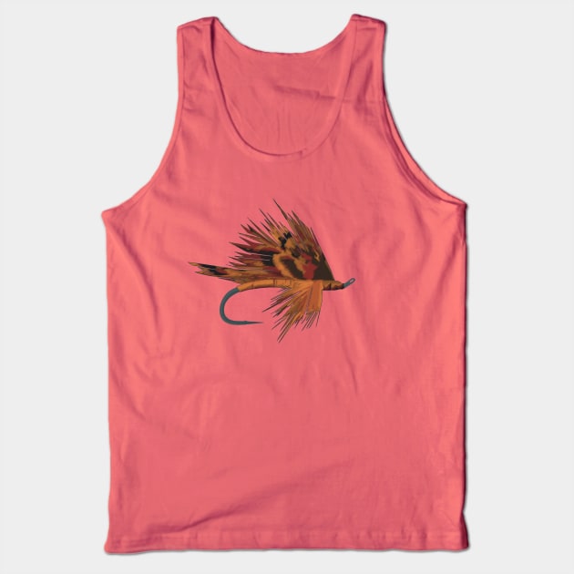 Fly Fishing Fly Tie Art Fisherman Gifts Tank Top by TeeCreations